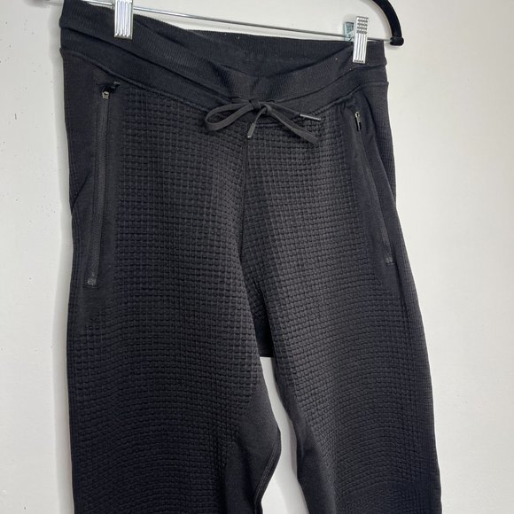 lululemon Men's At Ease Jogger - Black Waffle Joggers - Size S/M - Picture 4 of 7